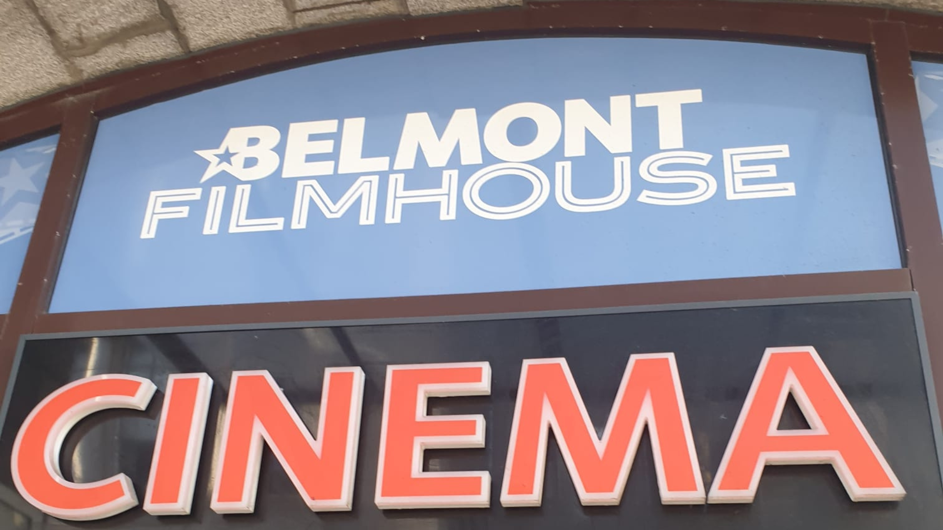 Belmont Filmhouse's marquee