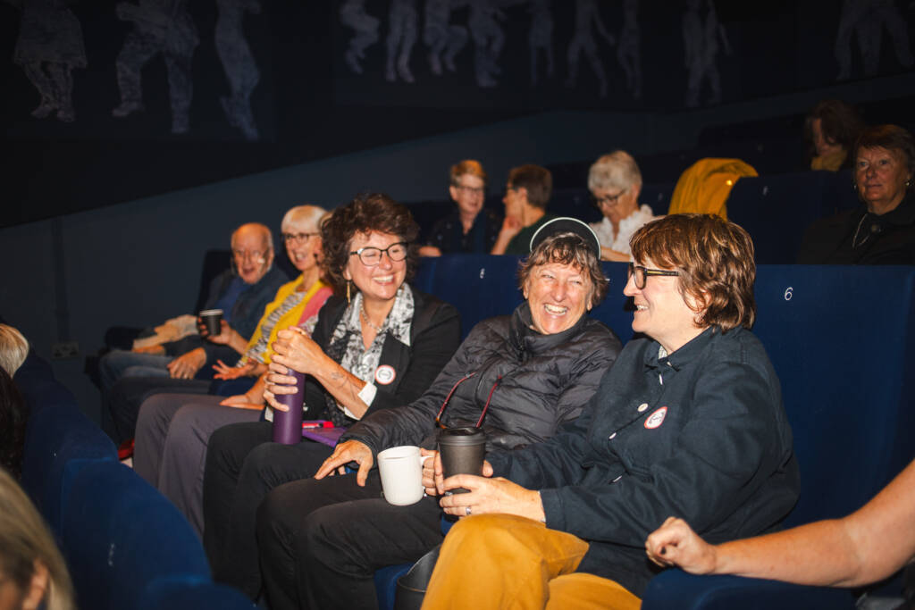Smiling audiences at the Women Over Fifty Film Festival 2025